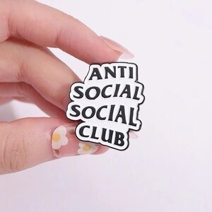 3/$18 NEW Anti Social Social Club Enamel Pin Brooch